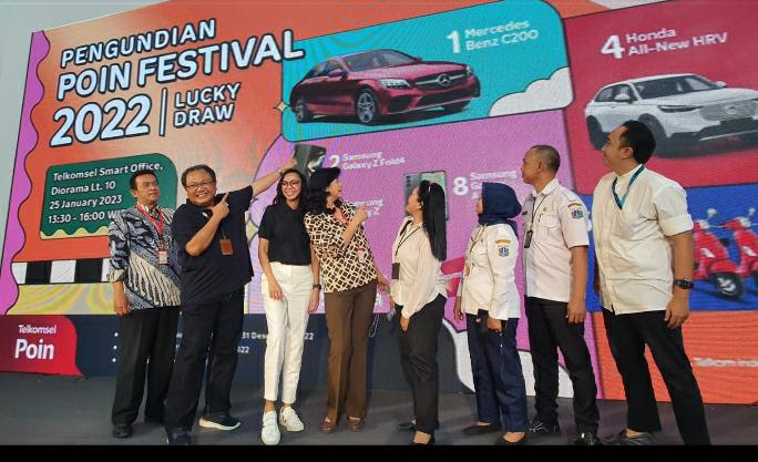 Apresiasi Pelanggan, Telkomsel Umumkan Pemenang Program Poin Festival Lucky Draw 2022