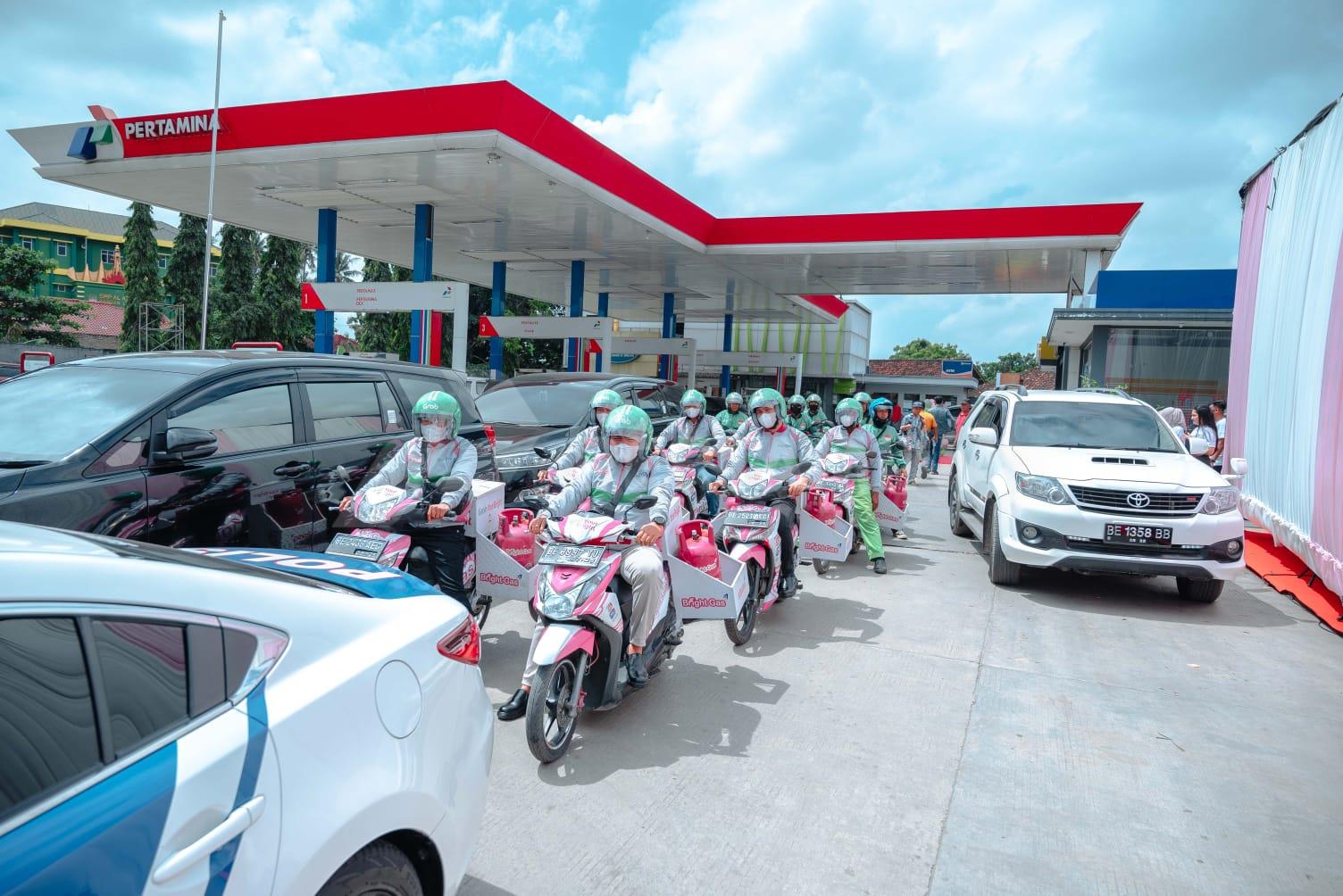 Gandeng Grab, Pertamina Hadirkan Layanan Pesan Antar BrightGas