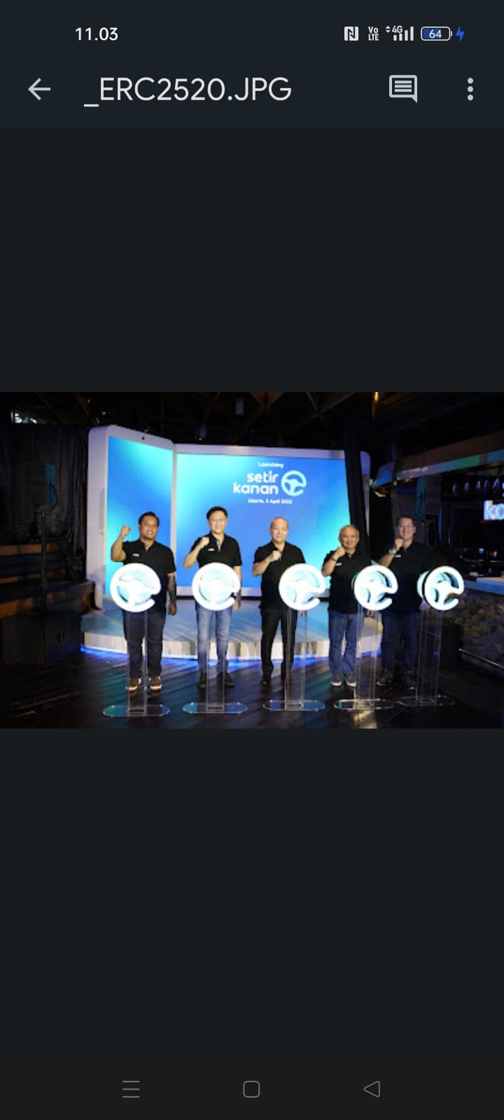 Project Executive of Setir Kanan Carolus Setjo Jatmika, Presiden Komisaris Astra Sedaya Finance Rudy Chen, Direktur Astra Suparno Djasmin, CEO Astra Credit Companies (ACC) Siswadi, Chief Marketing & Sales Officer ACC Tan Chian Hok. dok. ist. Setir Kanan dari Grup Astra, Tawarkan Kemudahan Beli Mobil Bekas dengan Harga Cerdas