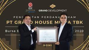 Naik Terus, BEI Gembok Saham Grand House Mulia (HOMI)