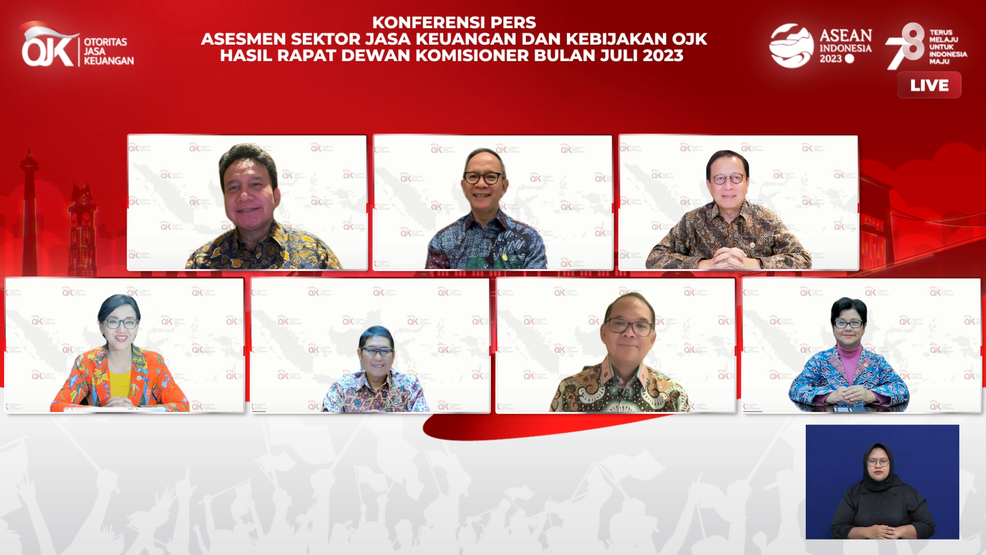 OJK Tetap Optimis Stabilitas Jasa Keuangan Tetap Terjaga