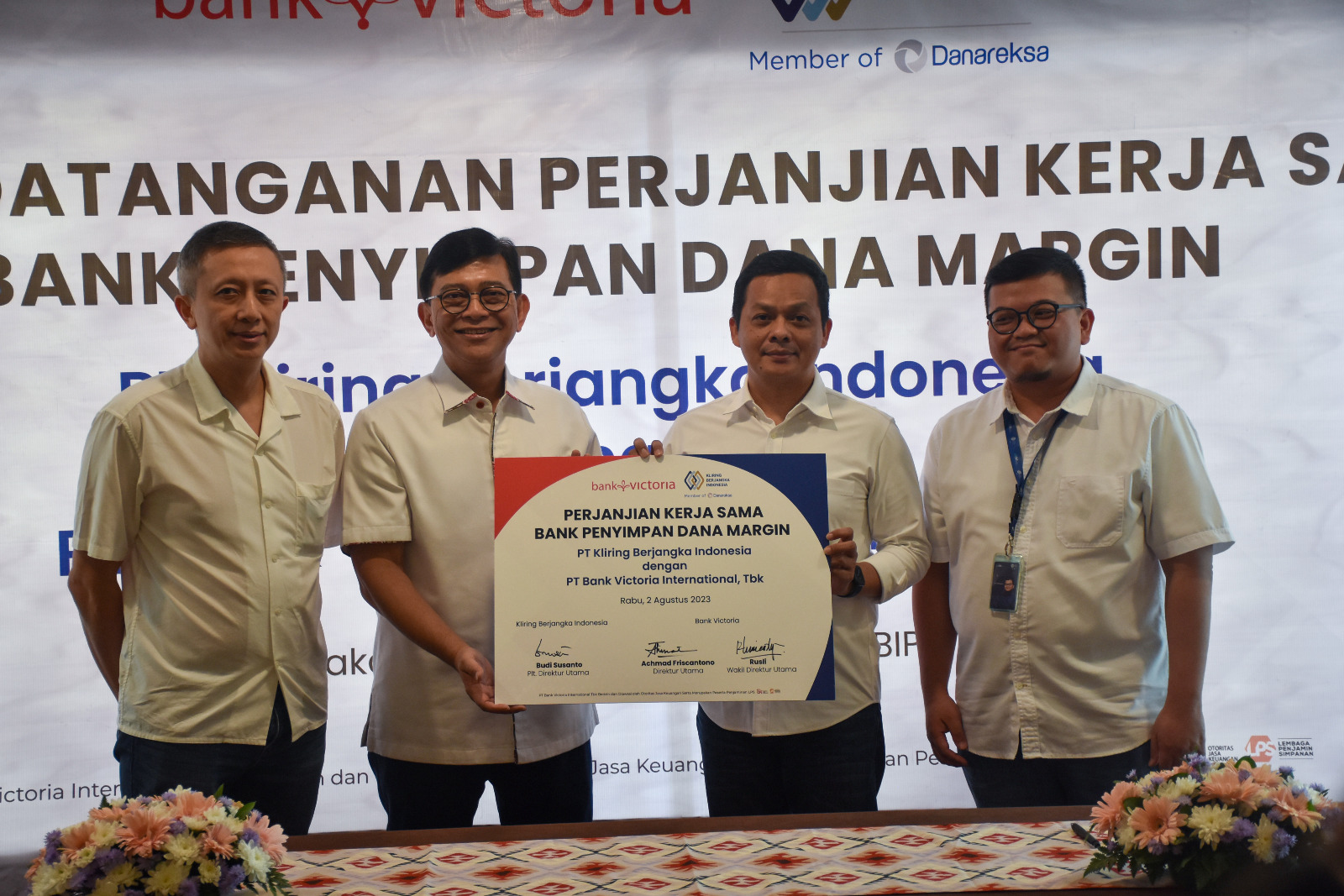 Bank Victoria (BVIC) Teken Kerjasama Penyimpan Dana Margin dengan KBI