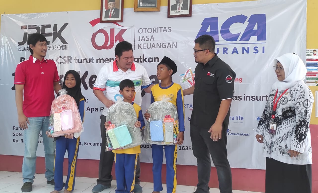 JPEK Gandeng OJK dan Industri Keuangan Non Bank Gelar Edukasi Keuangan di Sekolah Dasar