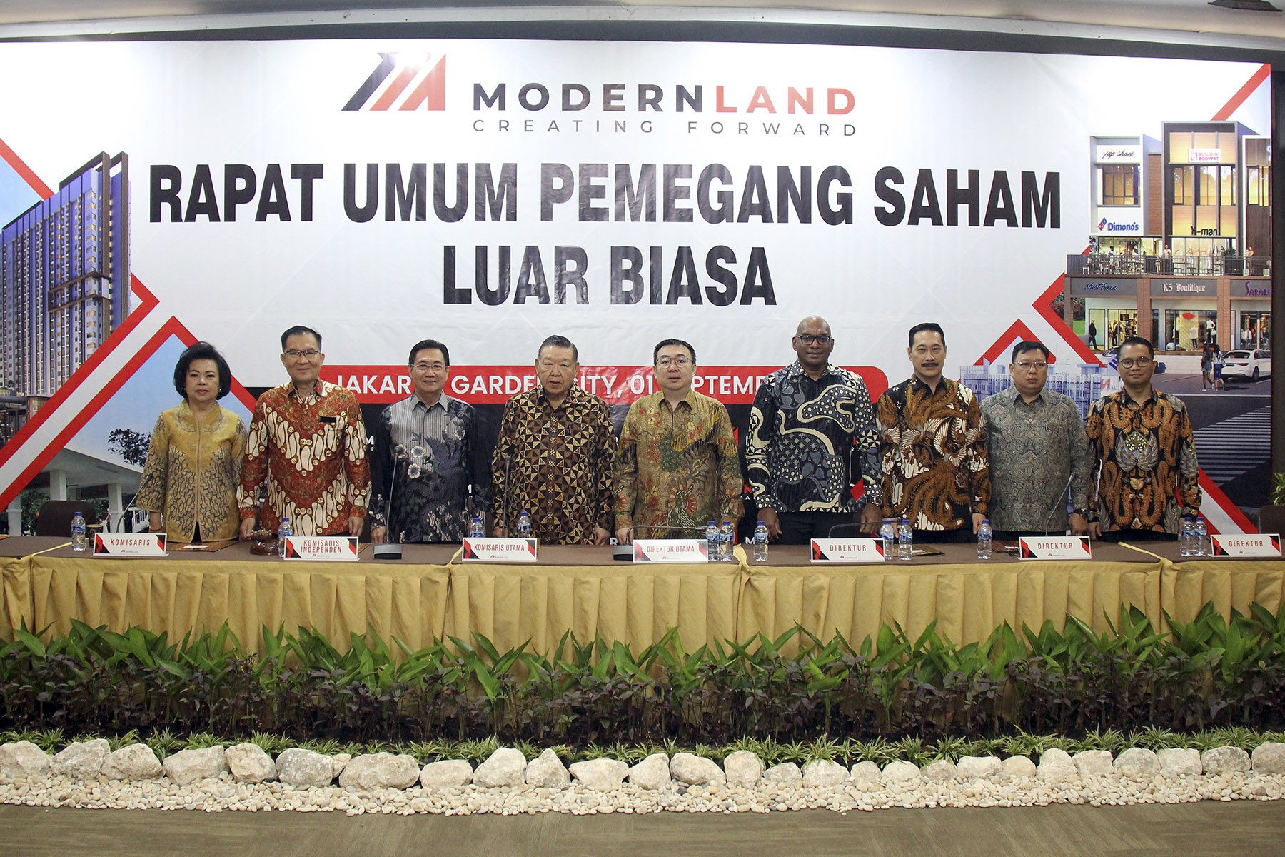 Adapt to Change, RUPSLB Modernland Realty (MDLN) Rombak Jajaran Direksi