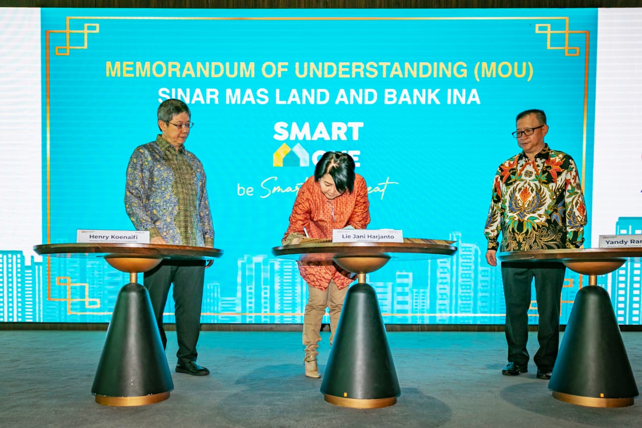 Bank INA-Sinar Mas Land Kerja Sama Pemberian Fasilitas KPR Kepada Konsumen BSD City