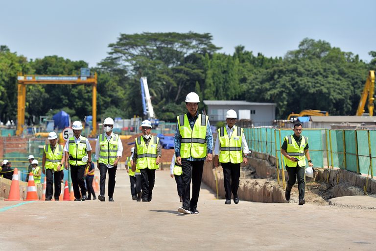 Pembangunan MRT Fase 2A Bunderan HI - Kota Mencapai 28,4 Persen