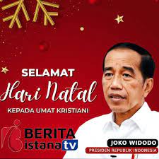 Natal 2023, Bagi Umat Kristiani Terimalah Pesan Kedamaian dari Presiden dan Wapres