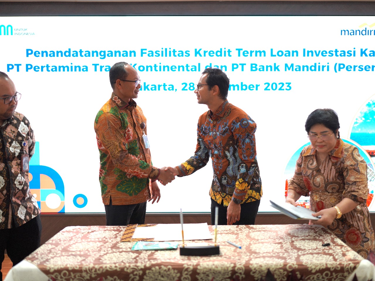 Bank Mandiri (BMRI) Kucurkan Kredit Rp279,27 Miliar ke  Pertamina Trans Kontinental (PTK)