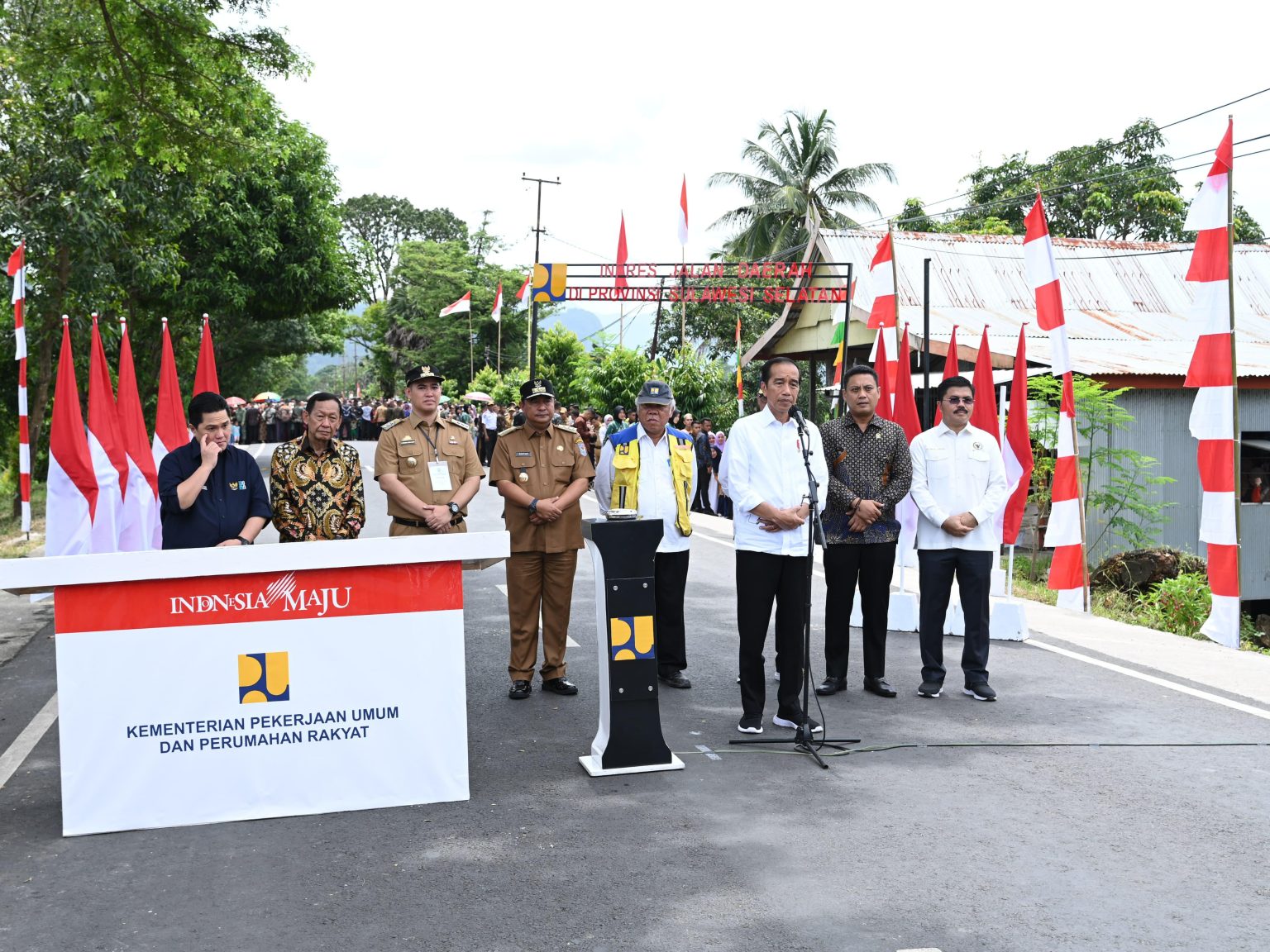 27 Ruas Jalan Inpres di Sulsel Diresmikan Presiden