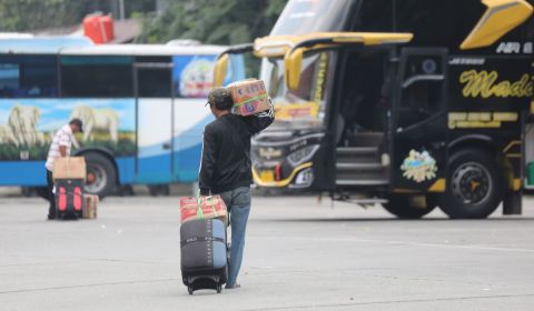 Lebaran 2024, Pendatang Tiba di Jakarta dari 7 Terminal Naik 94 Persen