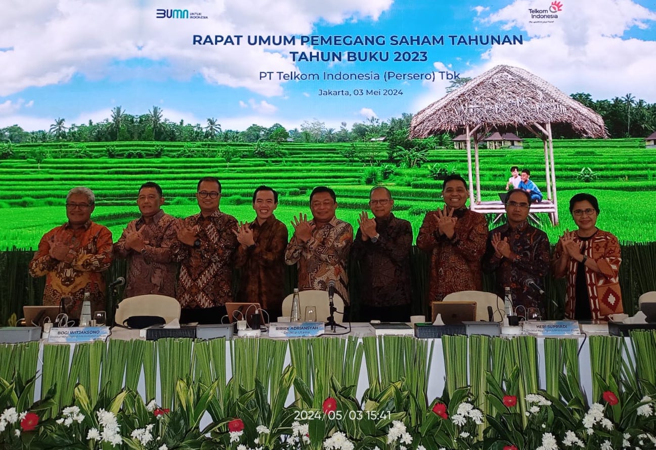 Telkom (TLKM) Majukan Pencairan Dividen Jadi 30 Mei 2024