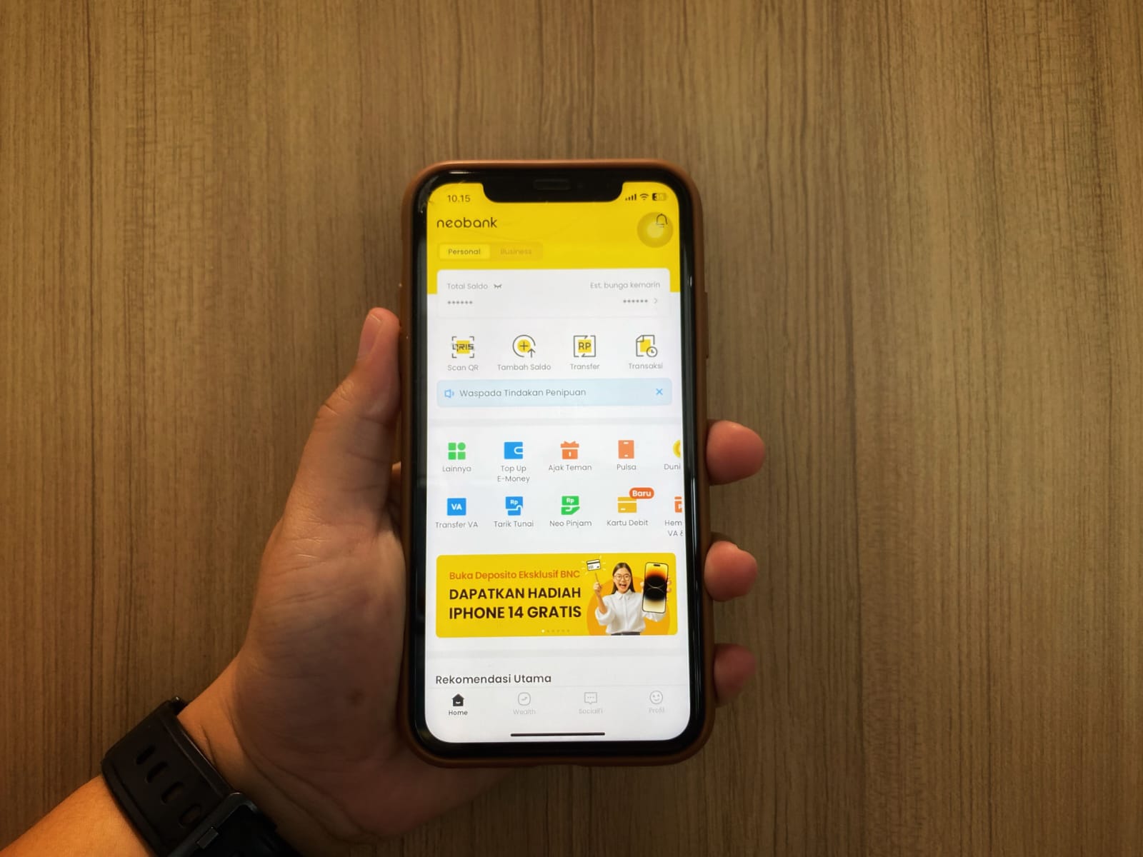 Aplikasi digital milik Bank Neo Commerce Tbk (BBYB) Bank Neo (BBYB) Sebut Salurkan Kredit Capai Rp9,02T di Semester I