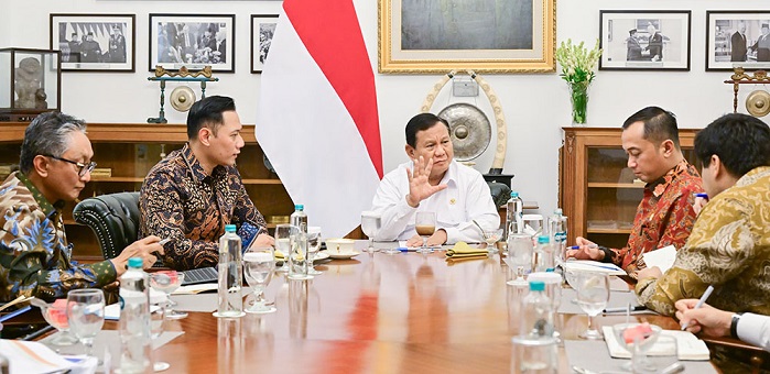 Menko AHY Laporkan Perkembangan Program Infrastruktur ke Presiden