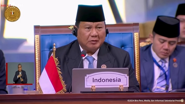 Presiden Prabowo Kritik Negara Muslim Tak Satu Suara, Terpecah Belah