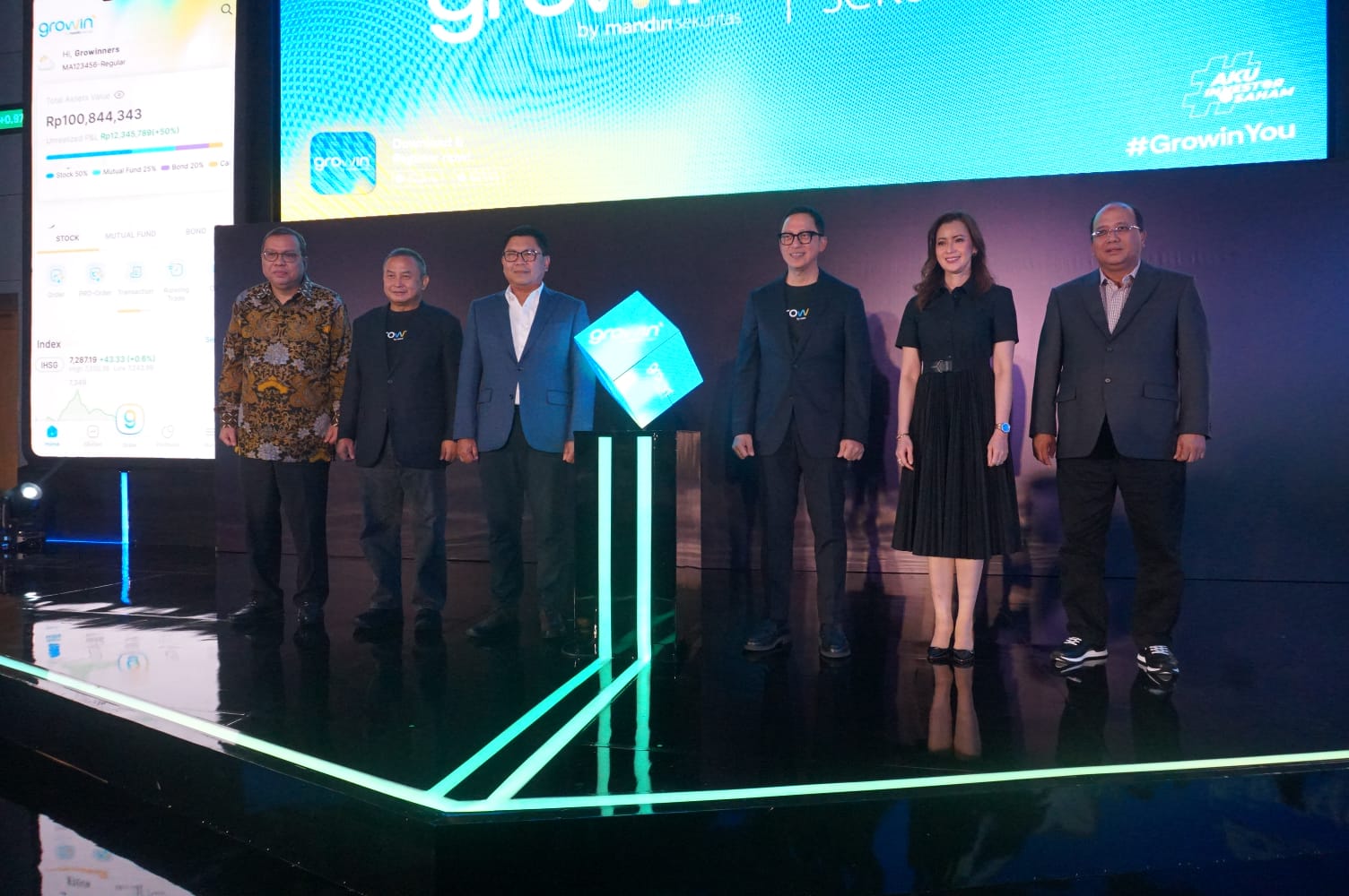 Mandiri Sekuritas Luncurkan Aplikasi Digital Trading Platform Growin'