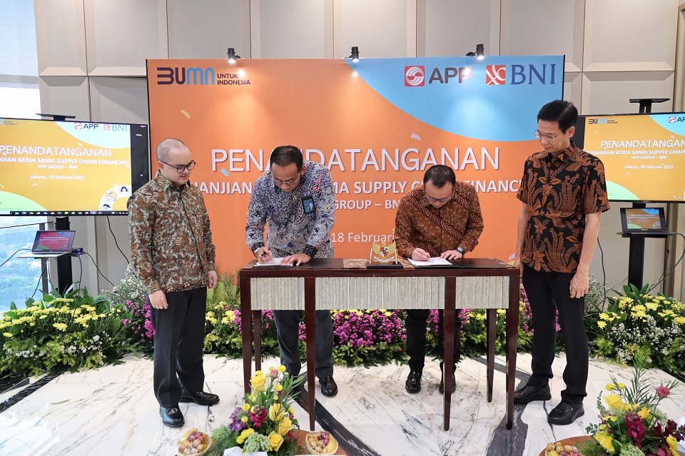 BNI Gandeng APP Group Garap Pembiayaan Supply Chain