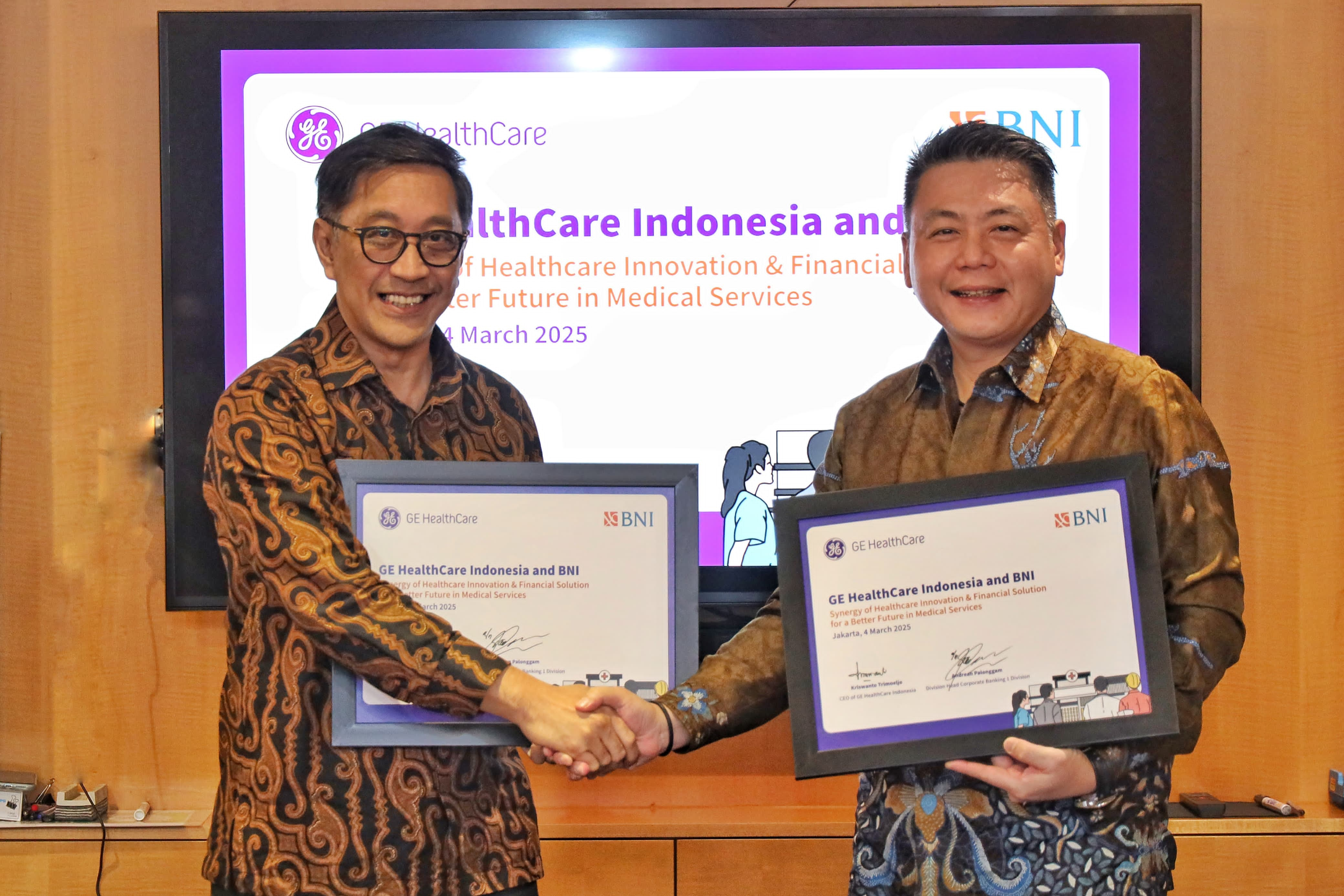 BNI dan GE Healthcare Jalin Kerja Sama, Dorong Inovasi Layanan Kesehatan Masa Depan