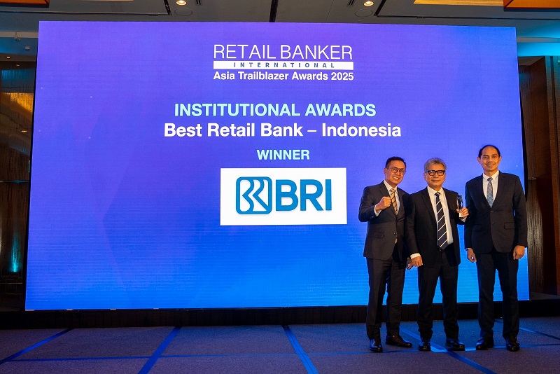 BRI Raih 5 Penghargaan di Retail Banker International Asia Trailblazer