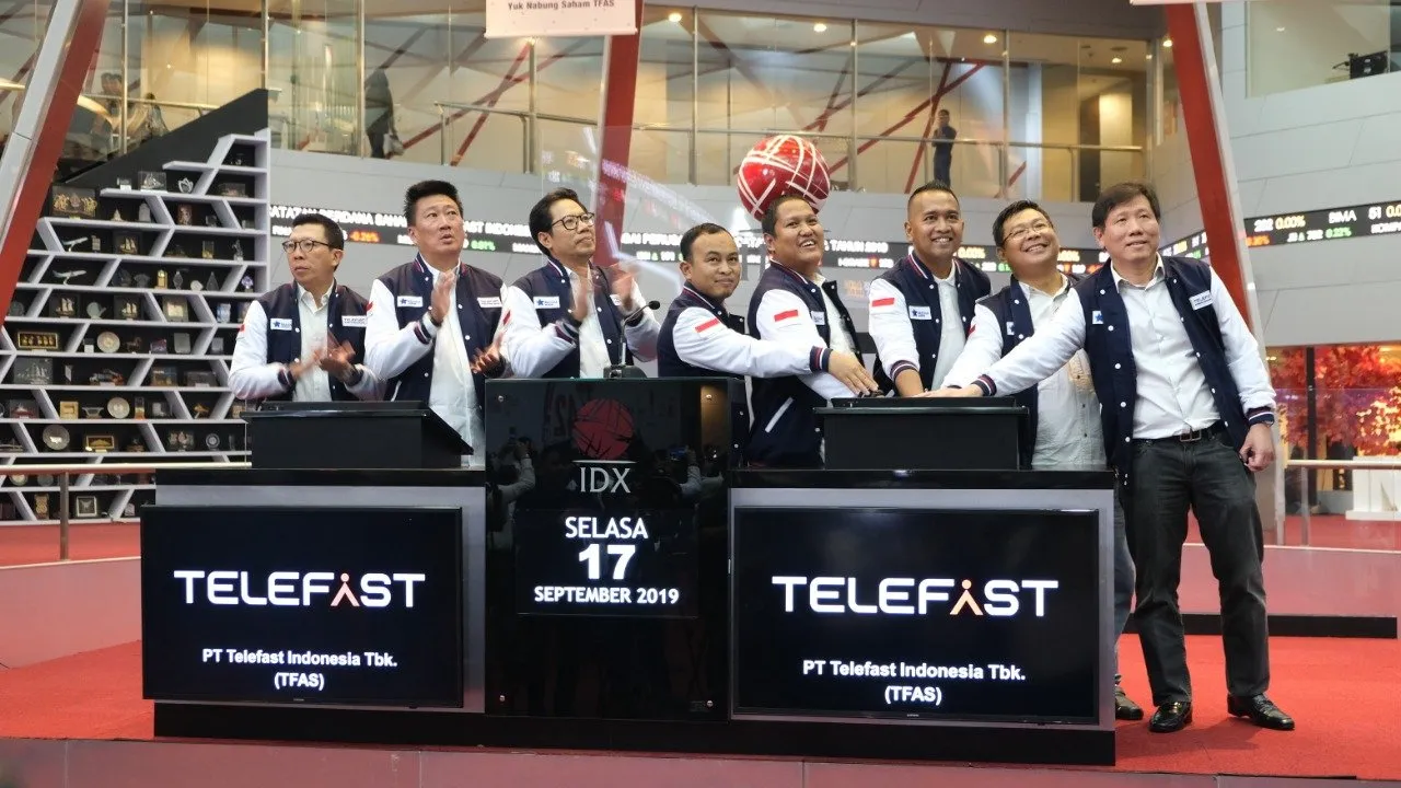 Harga Turun, Telefast Investama Serok Saham TFAS Rp96 per Lembar