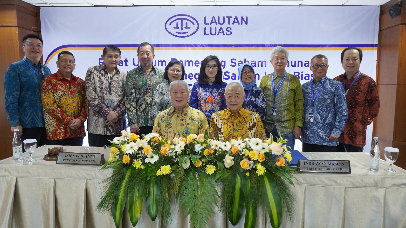Manajemen LTLS ketika menggelar RUPST. LTLS Salurkan Dividen Rp45 per Lembar, Tengok Jadwalnya