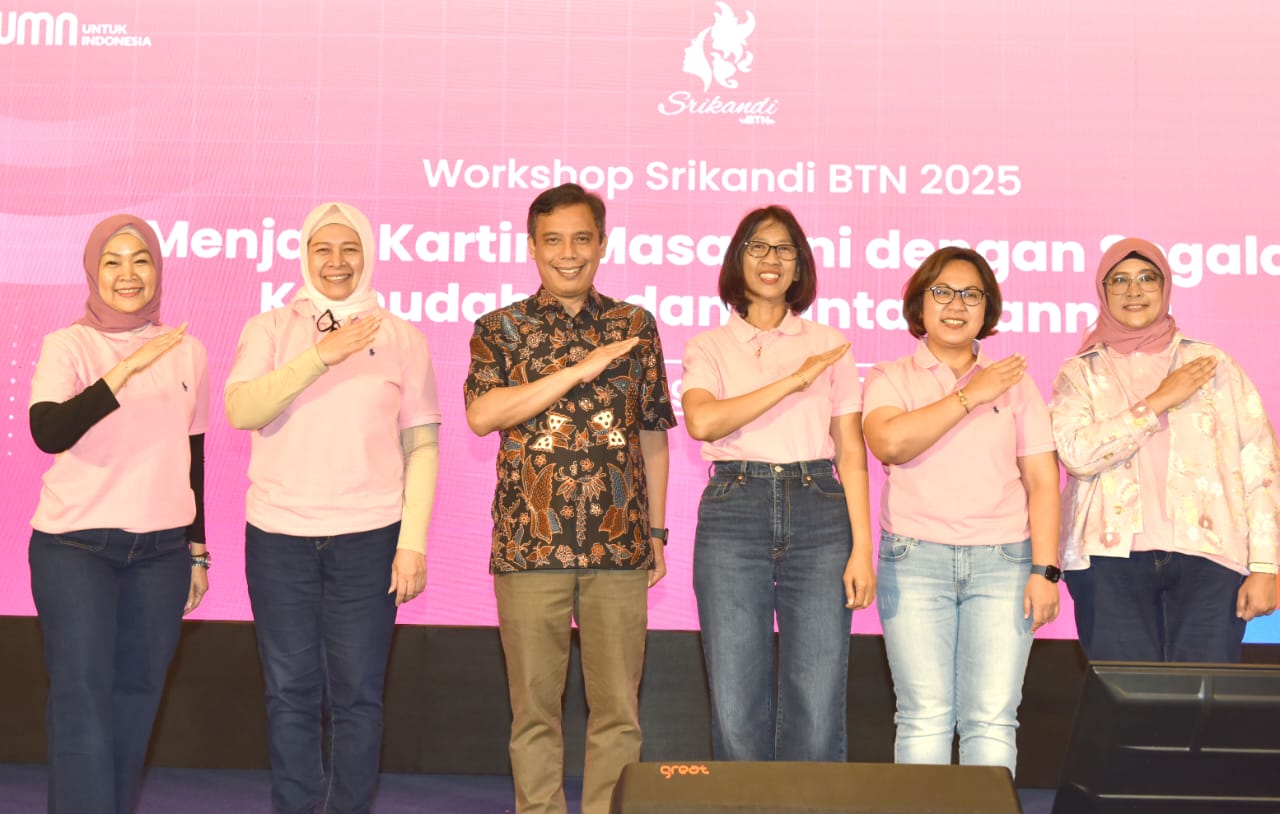 Bos BTN Nixon bersama pengurus baru Srikandi BTN 2025. FOTO - ISTIMEWA Kesetaraan Gender, BTN Dorong Pemberdayaan Perempuan