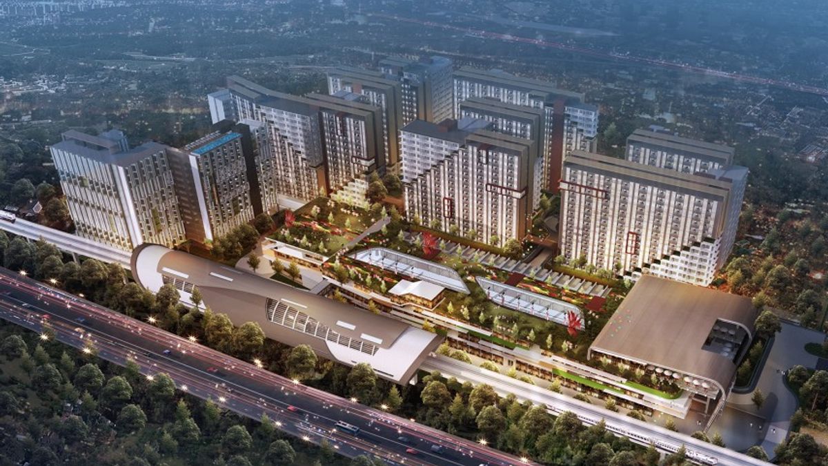 Maket pembangunan hunian berkonsep TOD besutan Adhi Properti. FOTO - ISTIMEWA Lorot Peringkat ADCP jadi idBBB-, Telisik Ini Dalih Pefindo