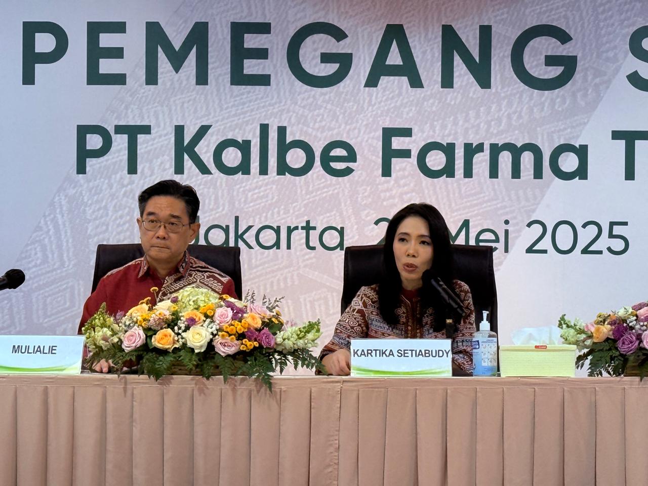 Pengurus Kalbe Farma di sela-sela pelaksanaan RUPS Tahunan perseroan. FOTO - ISTIMEWA Lanjut Buyback, KLBF Guyur Dividen Rp1,7 Triliun