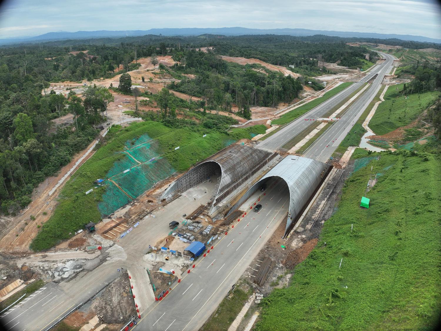Proses penyelesaian pembangunan jembatan Satwa di IKN Kalimantan terus dikebut. FOTO - ISTIMEWA Lindungi Hewan, Waskita (WSKT) Garap Jembatan Satwa Rp2,6 Triliun