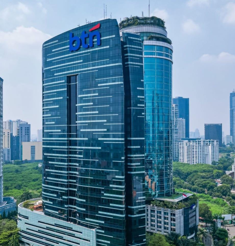 Gedung BTN Menara 2 terlihat dari ketinggian , Kuningan, Jl. H. R. Rasuna Said No.1, RT.1/RW.6, Guntur, Kota Jakarta Selatan (Foto: Dok Ist) BTN Syariah Jelang Spin-Off