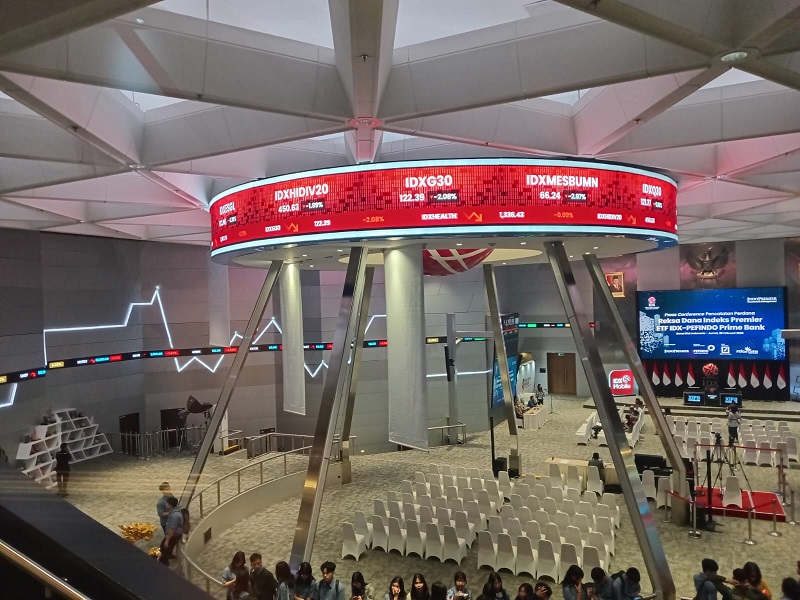 IHSG Turun 0,80 Persen di Sesi I, GOTO, SMRA, ARTO Top Losers LQ45
