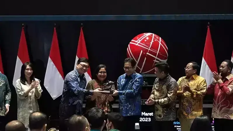 Manajemen CUAN ketikan mencatatkan sahamnya di BEI. Saham CUAN Bakal Ngebut, Target Bisa Segini!