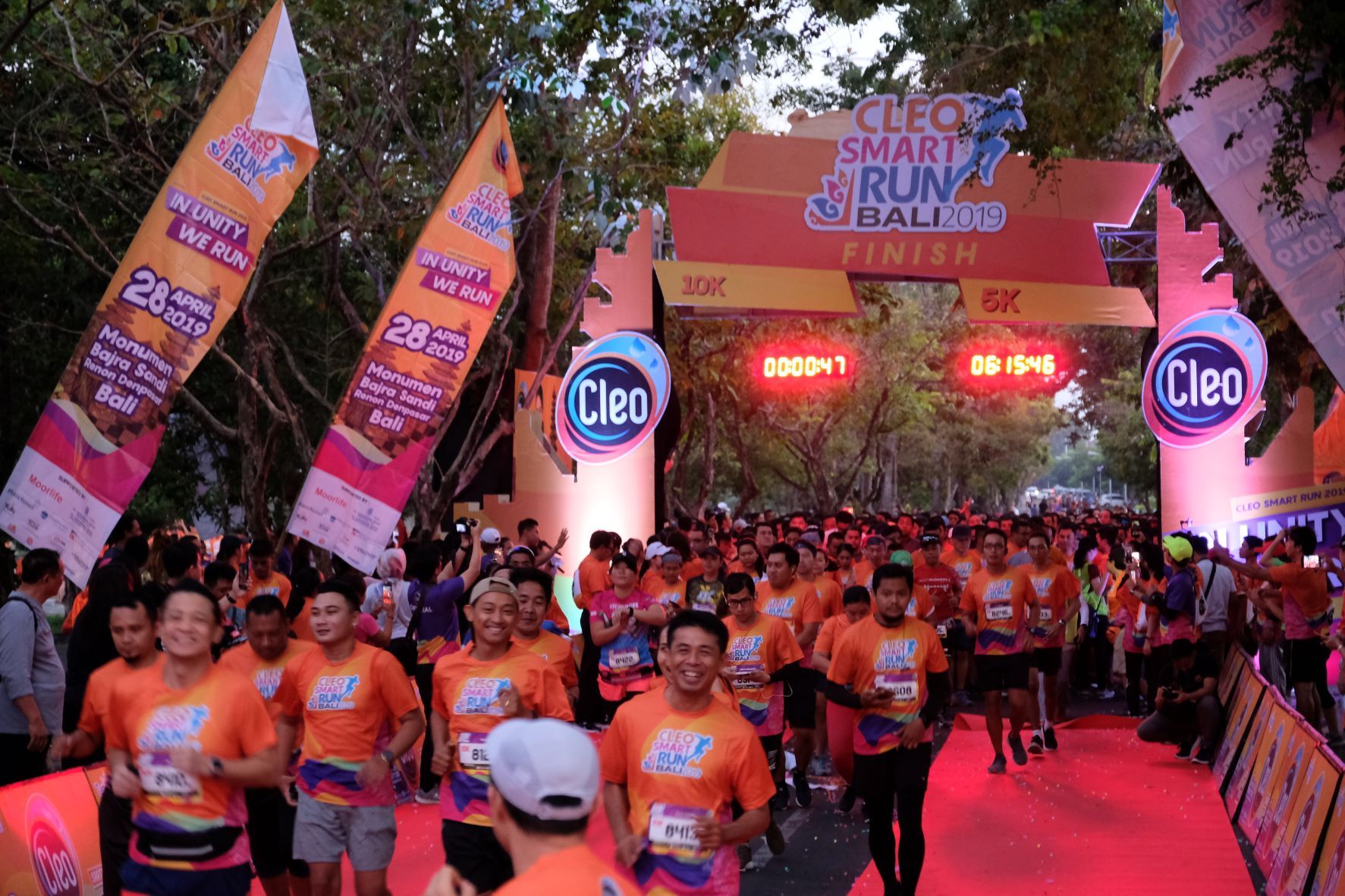 Suasana CLEO Smart Run Bali besutan Sariguna. FOTO - ISTIMEWA Cek! Ini Jadwal Dividen Emiten Hermanto Tanoko (CLEO) Rp60 Miliar