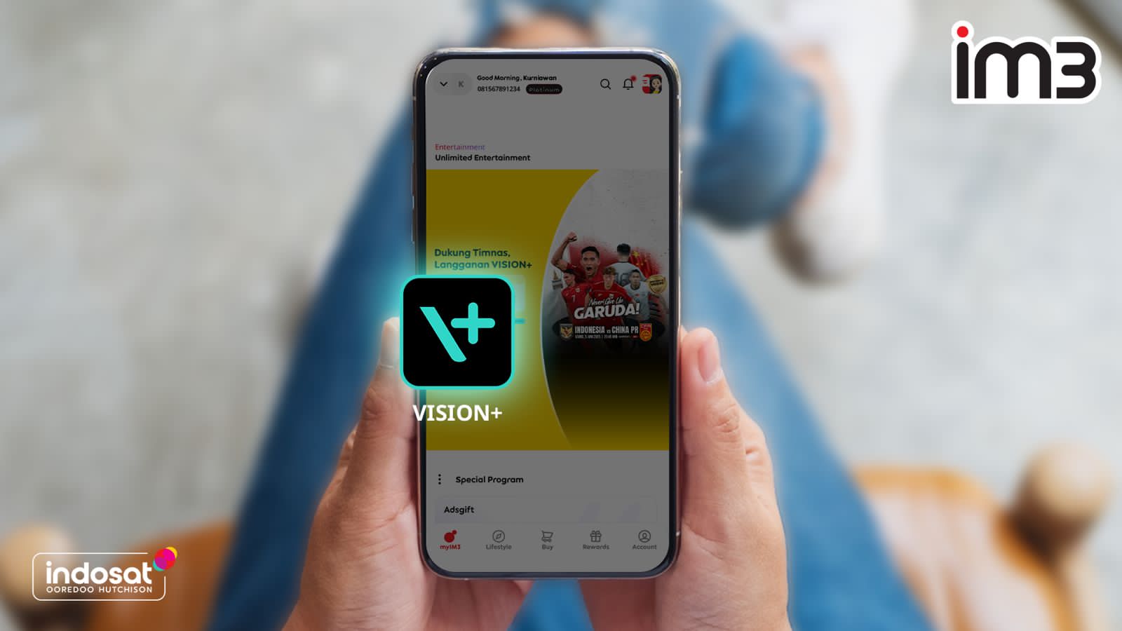 VISION+ dan Indosat Hadirkan Kolaborasi untuk Tingkatkan Pengalaman Akses Konten Digital Berkualitas. DOK/Indosat VISION+ mengumumkan kerja sama terbaru dengan Indosat