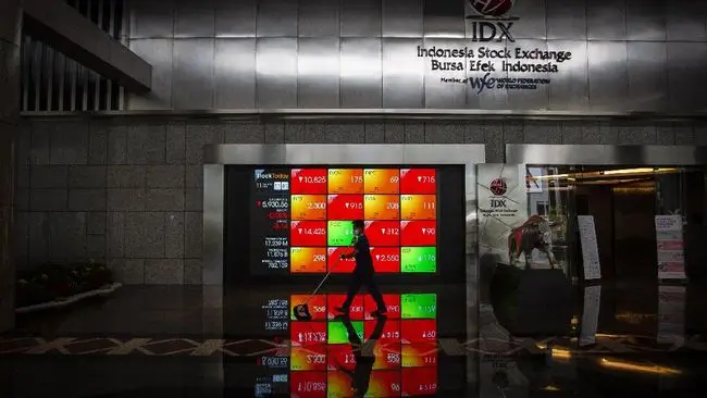 Screen perdagangan saham di BEI Terseret Seluruh Sektor, IHSG Anjlok 1,7 Persen di Sesi I