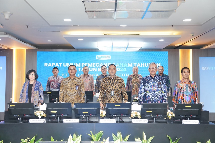 Manajemen WTON ketika menggelar RUPST. Wika Beton (WTON) Ganti Seluruh Komisaris dan Bagi Dividen 10 Persen