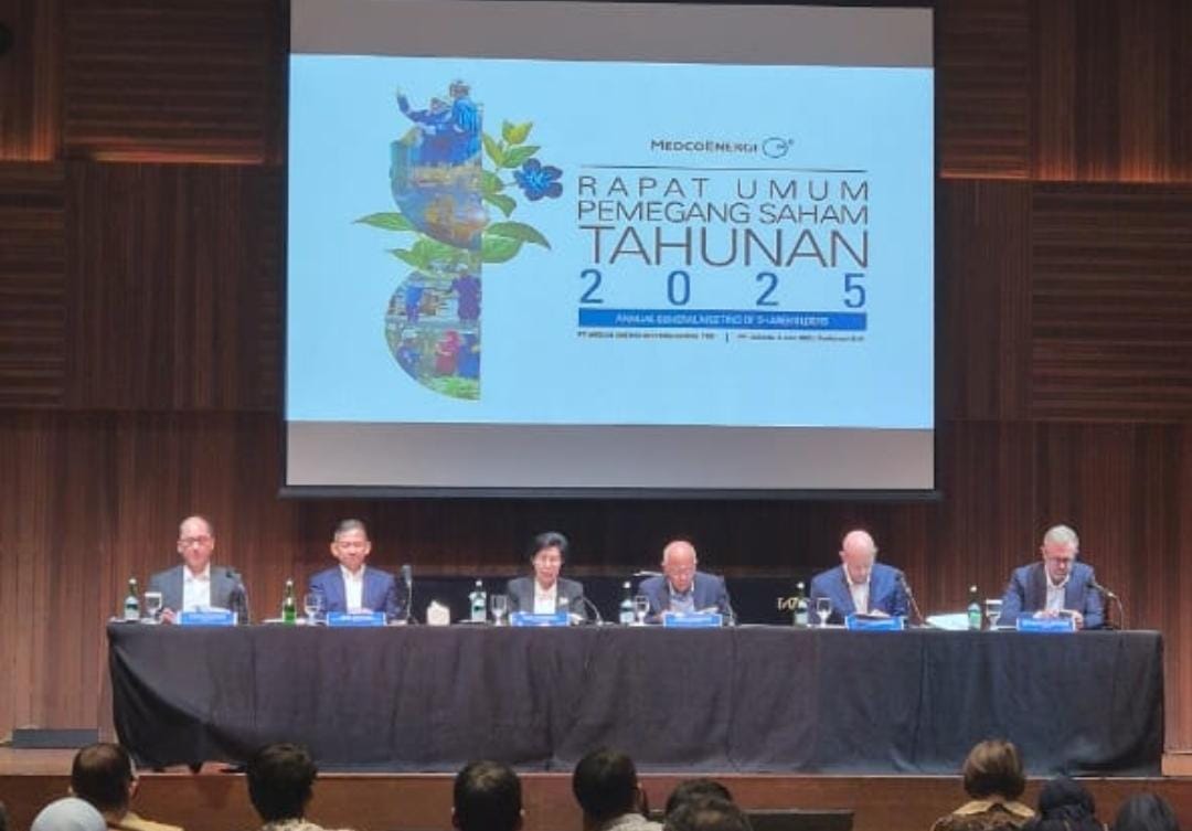 Manajemen MEDC ketika menggelar RUPST. Medco Energi (MEDC) Sepakat Bagikan Dividen USD63,2 Juta