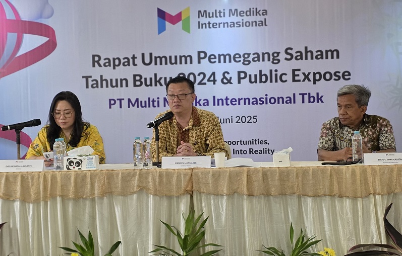 Manajemen MMIX ketika menggelar RUPST. Tak Bagi Dividen, MMIX Fokus Perkuat Modal dan Siapkan Ekspansi