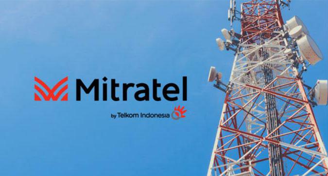 Logo dan menara telekomunikasi MTEL. Mitratel (MTEL) Menebar Berkah!