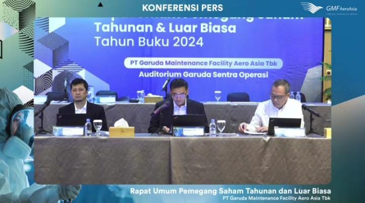 paparan kinerja PT Garuda Maintenance Facility Aero Asia Tbk (GMFI). DOK/EmitenNews Tak Ada Dividen, Giring Ganesha Jadi Komisaris GMFI