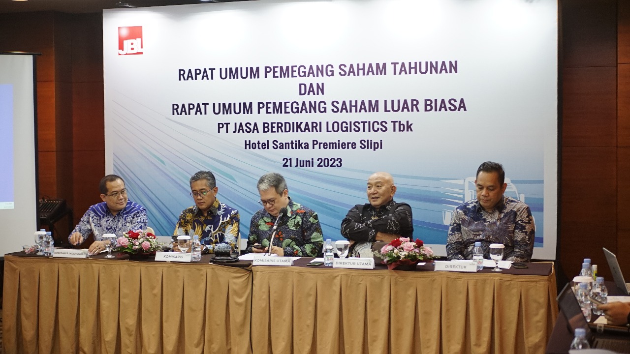 Manajemen LAJU dalam suatu agenda korporasi. FOTO - ISTIMEWA Emiten Logistik (LAJU) Jadwalkan Sebaran Dividen Minimalis