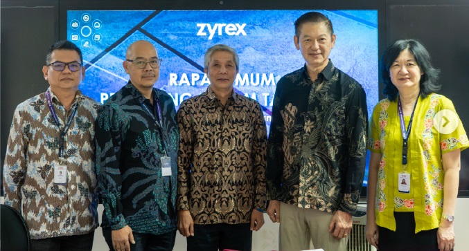 RUPST PT Zyrexindo Mandiri Buana Tbk (ZYRX) menyetujui membagikan dividen kepada para pemegang saham senilai Rp2,82 miliar. Produsen Laptop (ZYRX) Bagi Dividen Minimalis