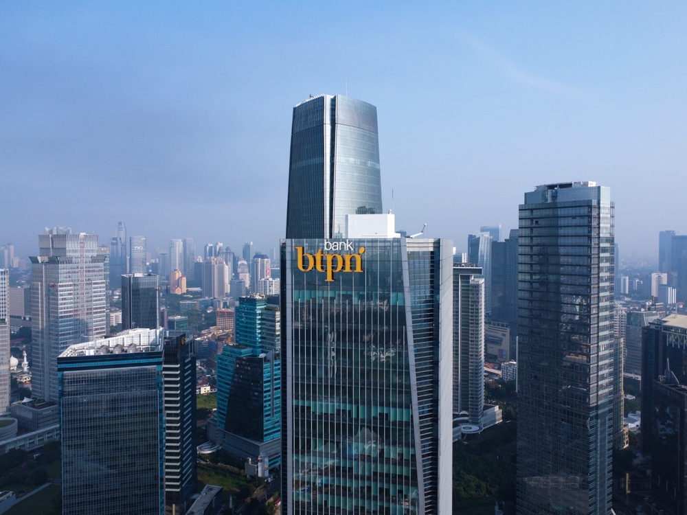 Gedung pusat Bank BTPN Syariah tampak dari kejauhan. FOTO - ISTIMEWA Hari Ini, BTPS Mulai Lancarkan Buyback Rp927 Miliar