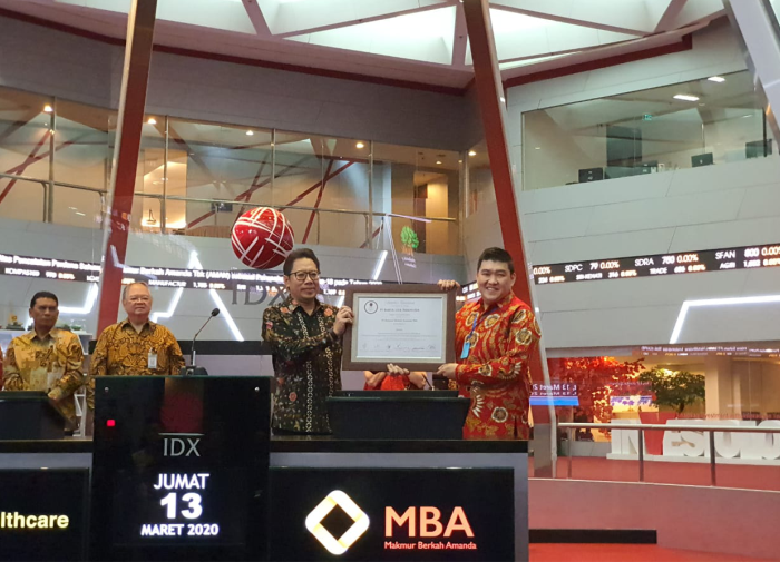 Potret perseroan AMAN saat listing perdana sahamnya di Bursa Efek Indonesia. Bos AMAN Ungkap Alasan Tak Bagi Dividen