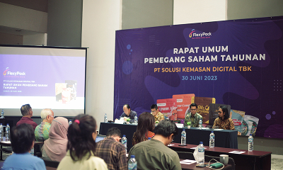 Potret Salah Satu Agenda RUPS Tahunan emiten PACK. FOTO - Flexypack.com BEI Umumkan Saham Ngebut Ribuan Persen Pasca Ganti Pengendali