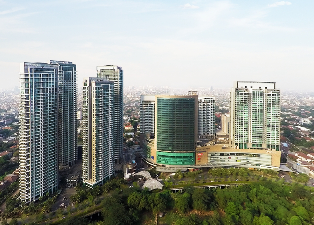 Properti besutan Lippo Karawaci tampak dari kejauhan. FOTO - ISTIMEWA Laba Triliunan, Grup Lippo (LPKR) Puasa Dividen