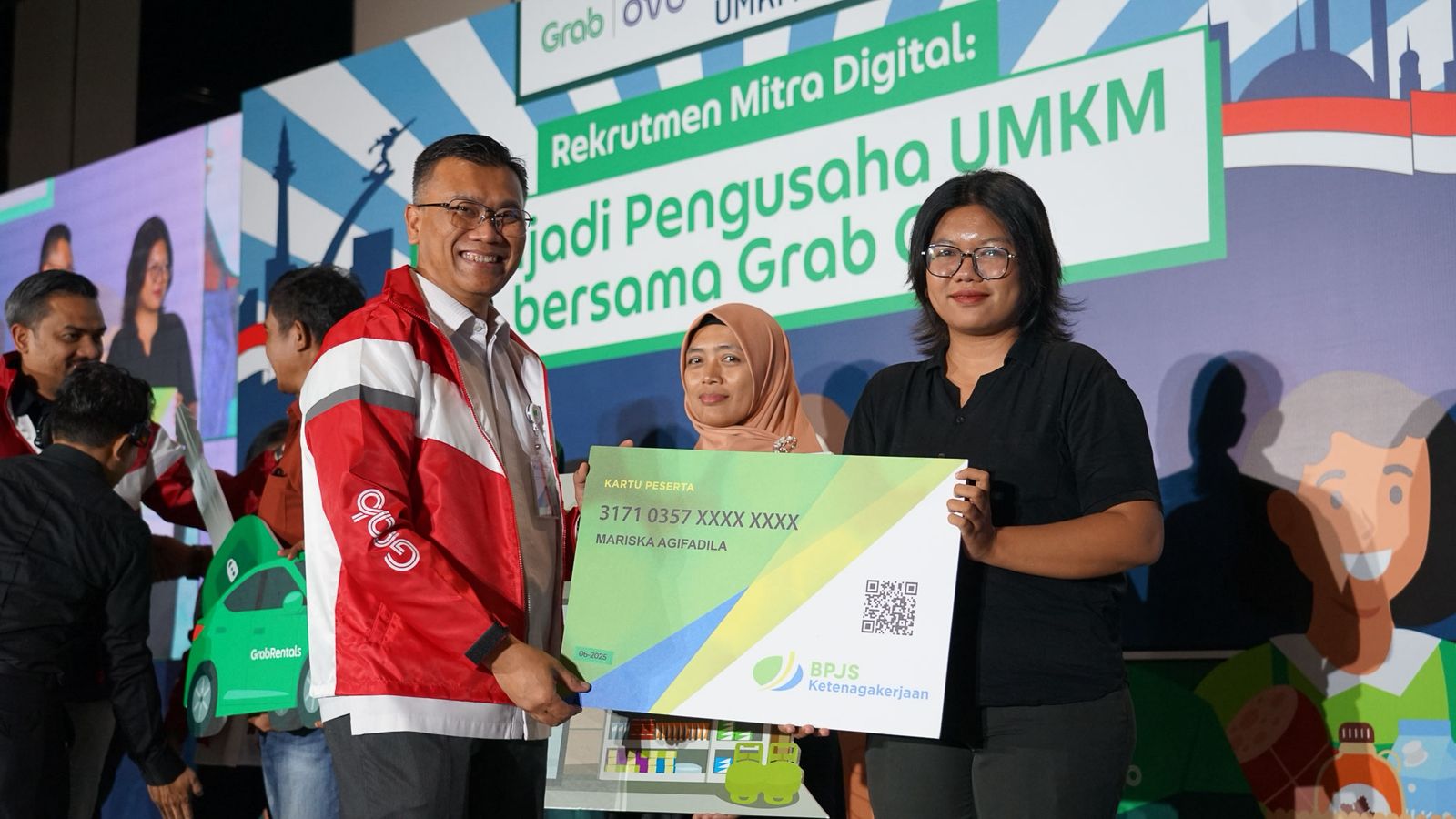 BPJS Ketenagakerjaan mendukung kolaborasi Grab dan Kementerian UMKM menghadirkan layanan digital. FOTO - ISTIMEWA BPJS Ketenagakerjaan Apresiasi Grab dan Kementerian UMKM, Ini Sebabnya