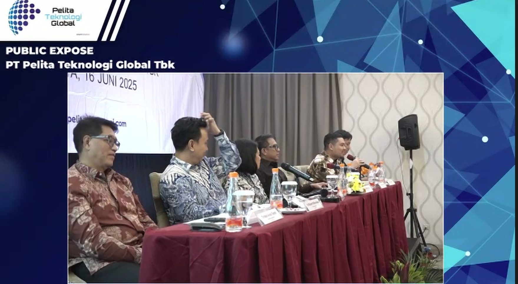 Jajaran Manajemen PT Pelita Teknologi Global Tbk (CHIP) saat paparan kinerja 2025. DOK/EmitenNews Emiten Teknologi Ini Jadwalkan Pembagian Dividen Mini, Tertarik?
