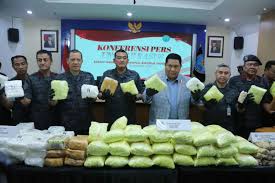 Ilustrasi Badan Narkotika Nasional rilis barang bukti kasus narkoba. dok. BNN. Sepanjang April-Juni 2025, BNN Berhasil Sita 683 Kg Narkotika