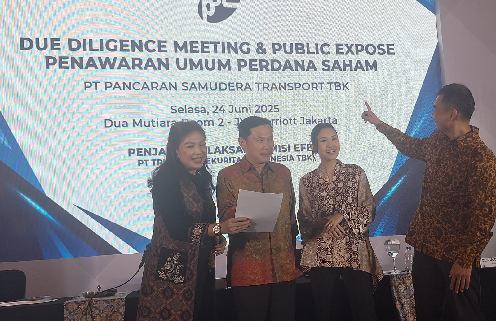 Gelaran Public Expose PT Pancaran Samudera Transport Tbk. (PSAT) Pancaran Samudera (PSAT) Beberkan Dana Hasil IPO Rp200M