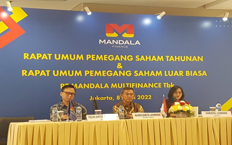Manajemen MFIN ketika menggelar RUPS. BEI Interogasi MFIN Terkait Merger Dengan ADMF